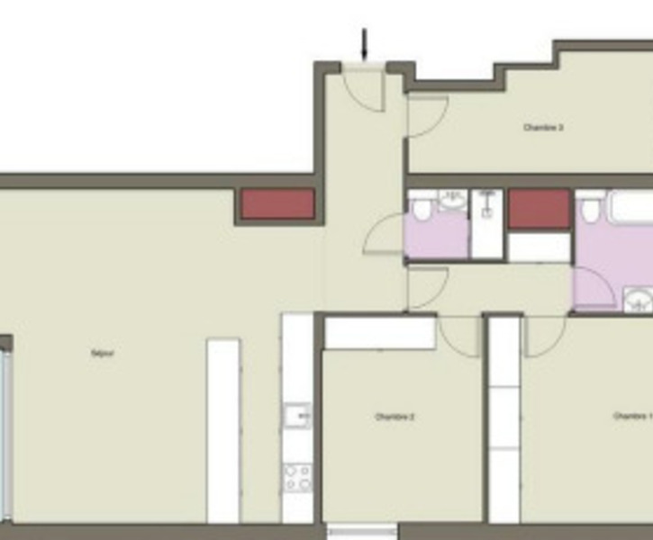 SUPERBE 4P RENOVE EN ETAGE ELEVE